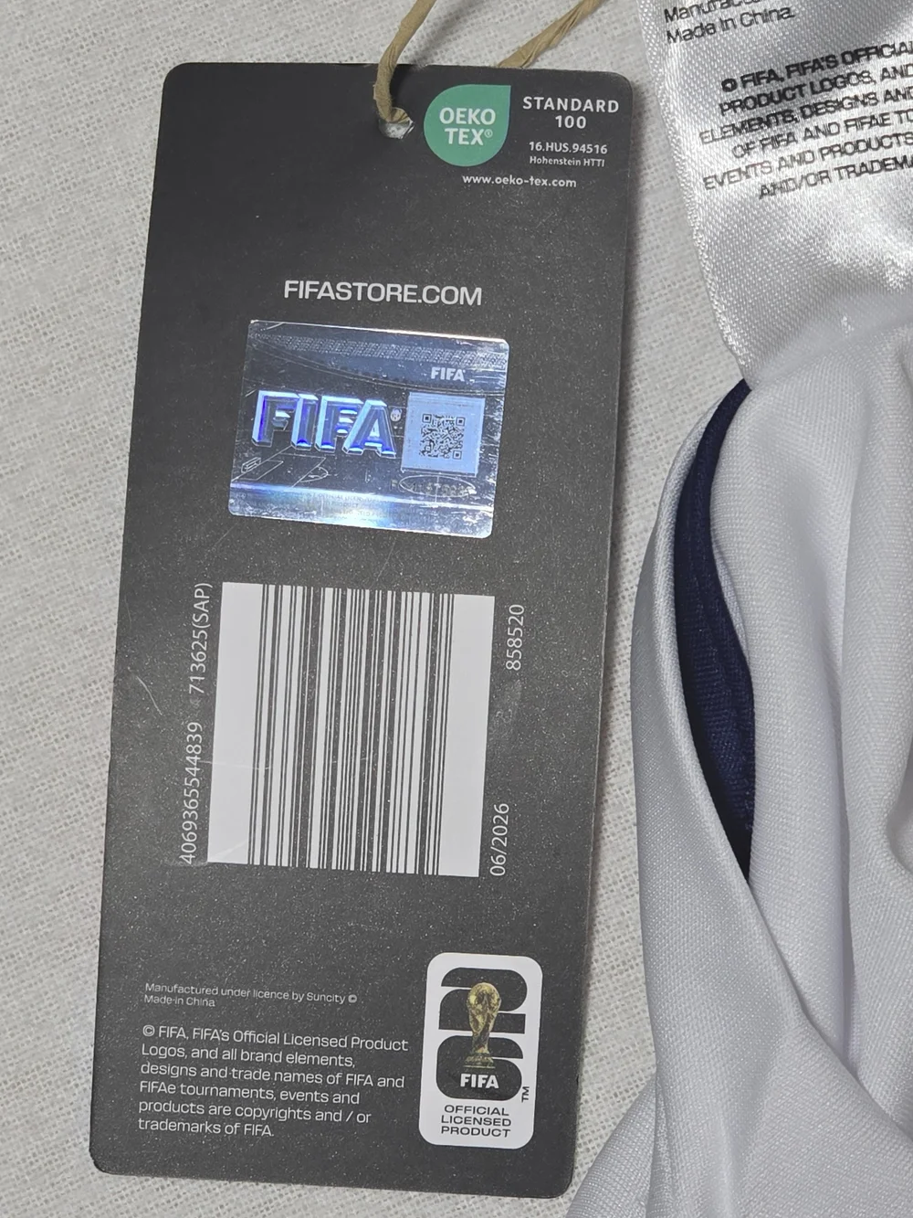 NWT FIFA USA Soccer Official Licensed White Jersey Shirt Men's XL World Cup 26 - Picture 3 of 5